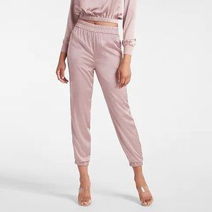 Express satin jogger